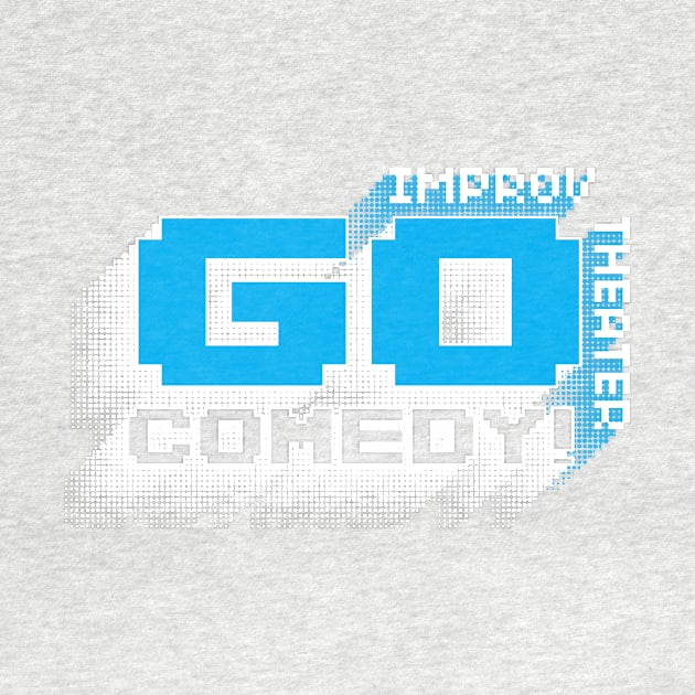 Go Comedy 8 bit logo by gocomedyimprov